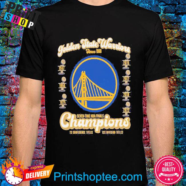 Official The Seven Time NBA Finals Champions Of Golden State Warriors Shirt