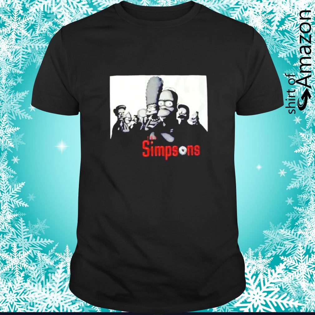 Official the Simpson Black and white version shirt