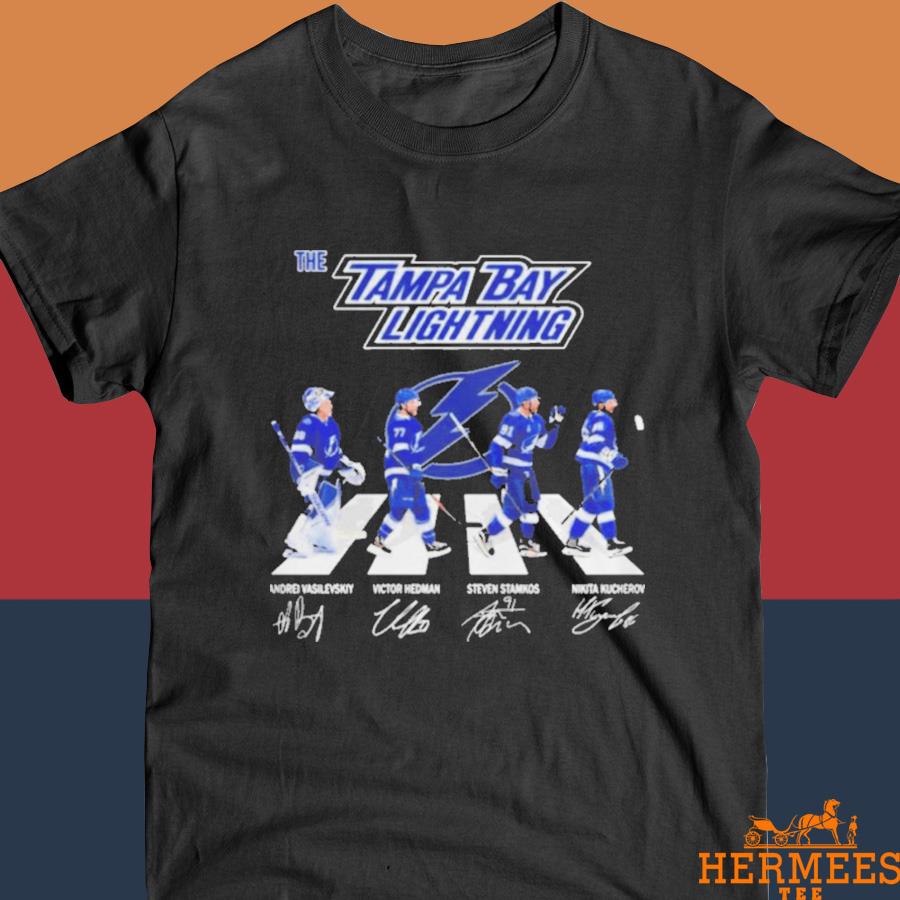 Official The Tampa Bay Lightning Hockey Team Abbey Road Signatures Shirt