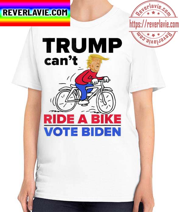 Official Trump Cant Ride A Bike Vote Biden 2022 Meme Unisex T-Shirt