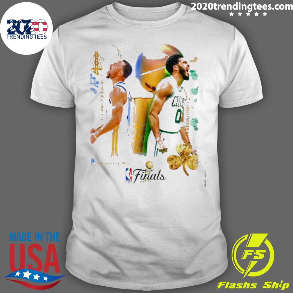 Official warriors vs. Celtics The 2022 NBA Finals Poster T-shirt