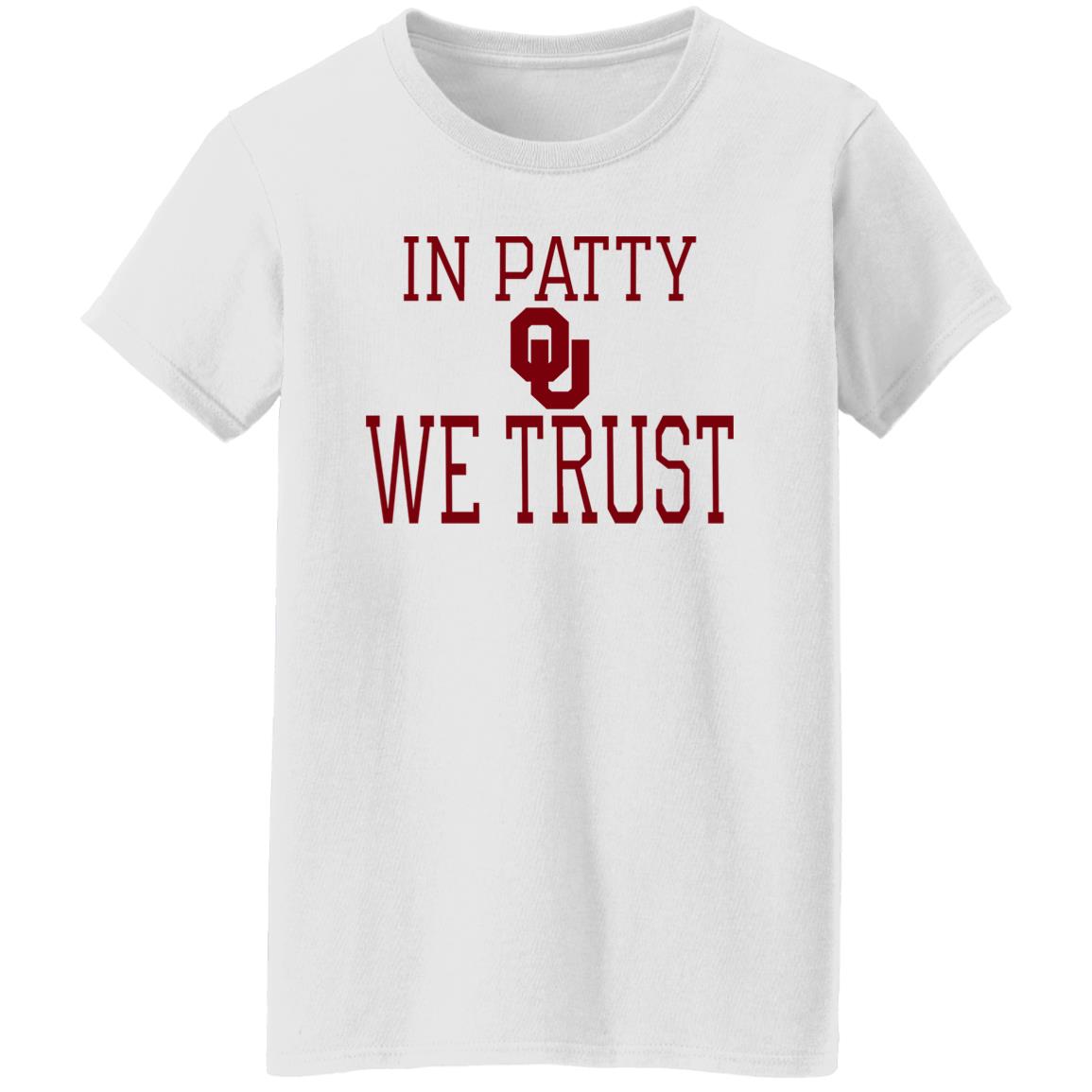 Oklahoma Softball Erin Miller Thiessen In Patty We Trust Shirt