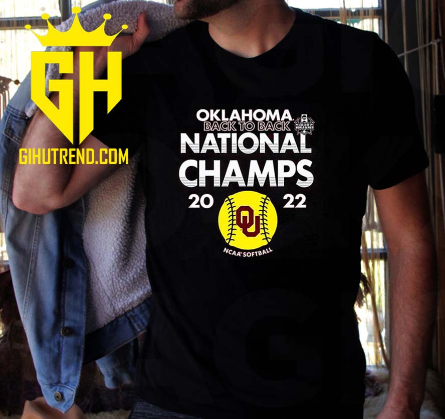 Oklahoma Sooners 2022 Softball National Champions Back To Back Unisex T-Shirt