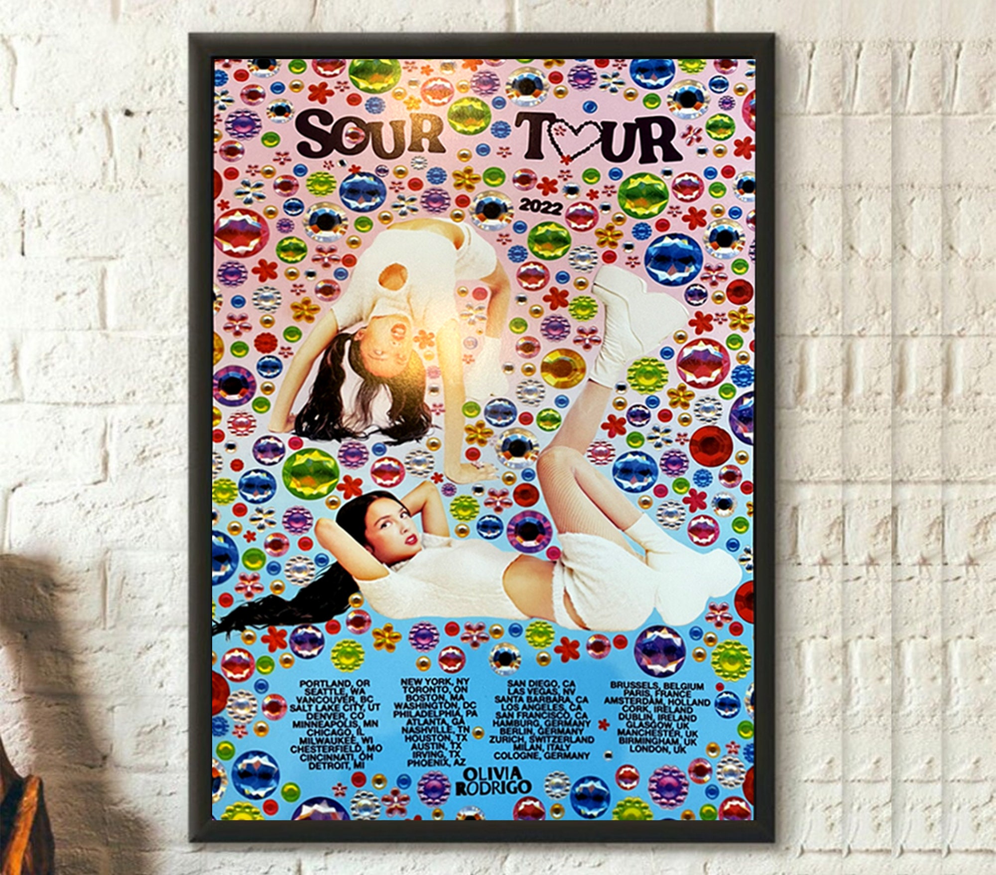 Olivia Rodrigo Sour Tour 2022 Poster