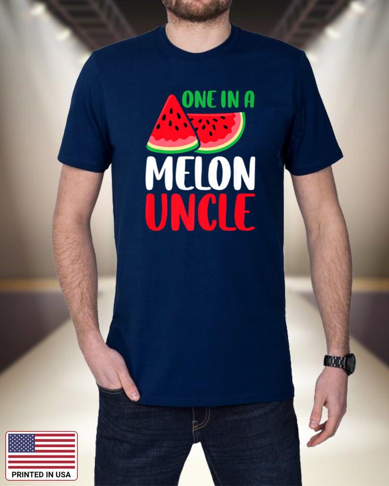 One In A Melon Uncle Funny Watermelon Family Matching Premium IimQm