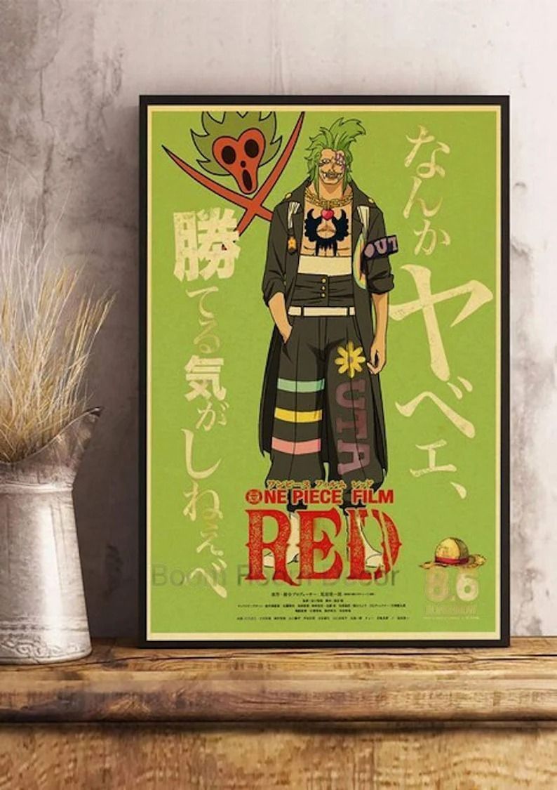 One Piece Film Red Poster Bartolomeo