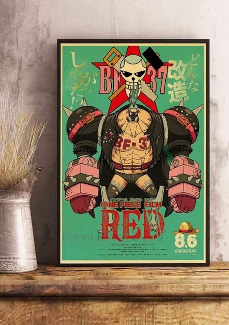 One Piece Film Red Poster Franky