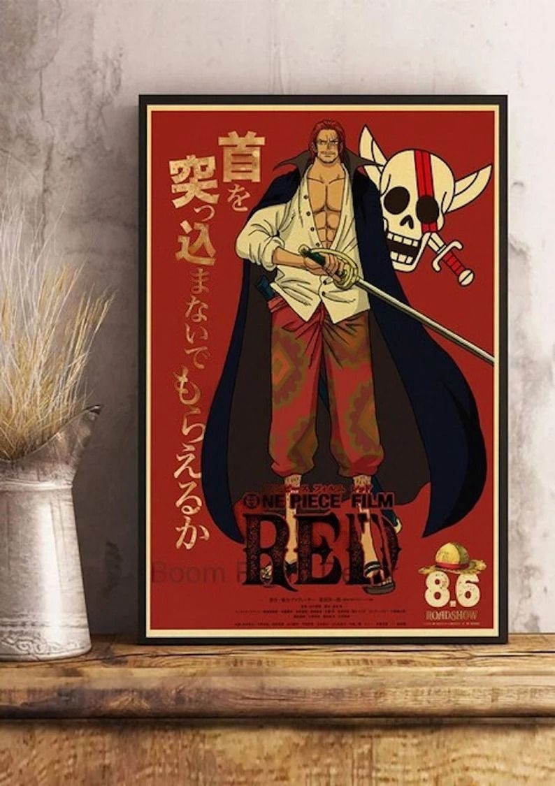One Piece Film Red Poster Red Shanks