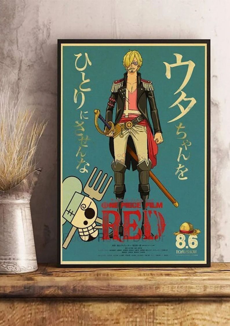 One Piece Film Red Poster Sanji