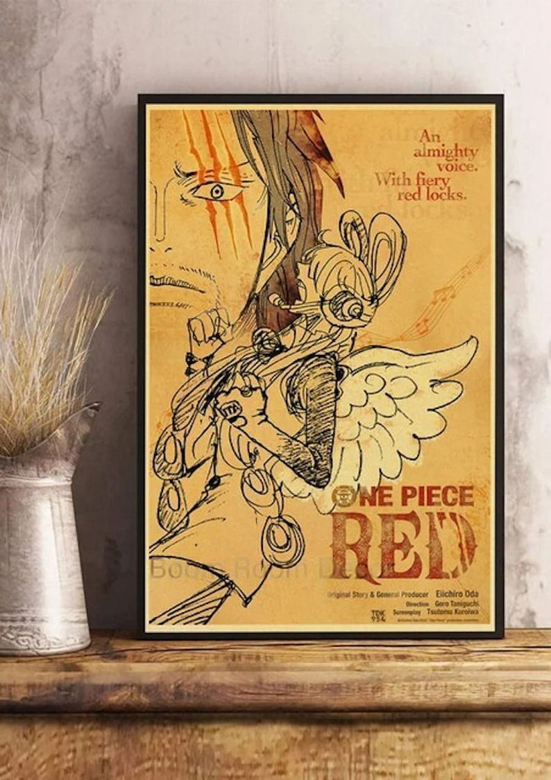 One Piece Film Red Poster Shanks