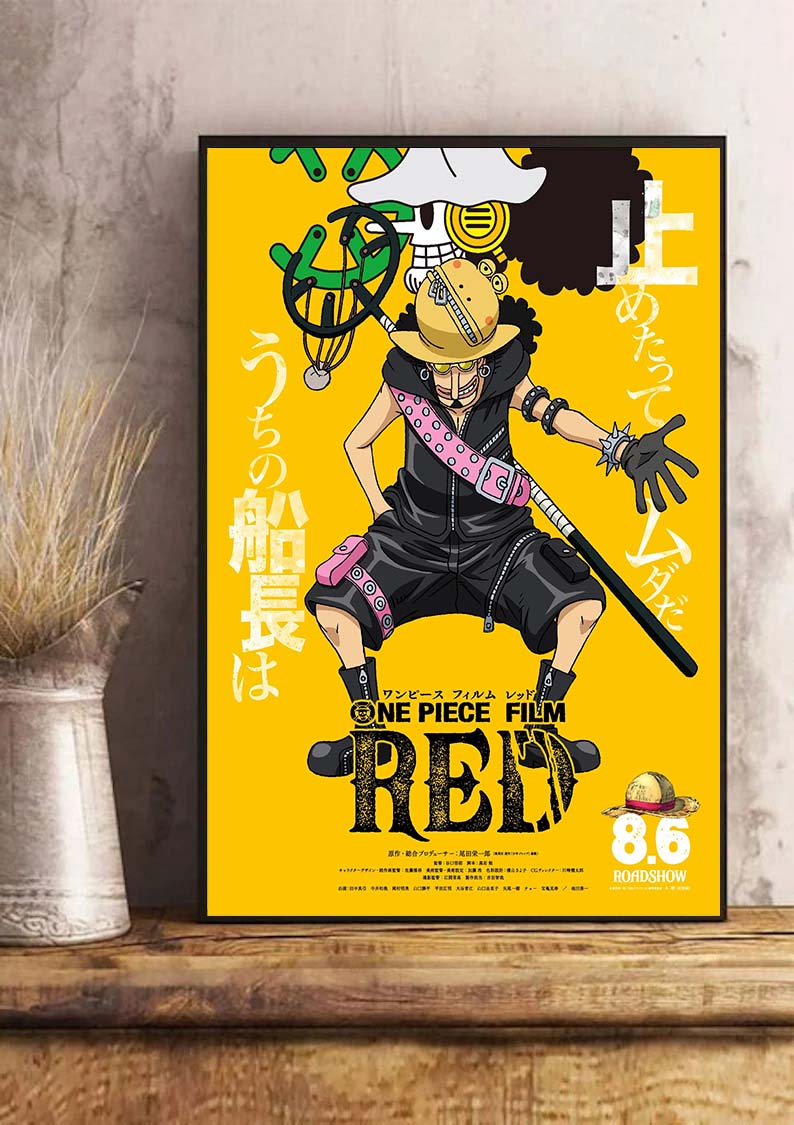 One Piece Film Red Poster Usopp