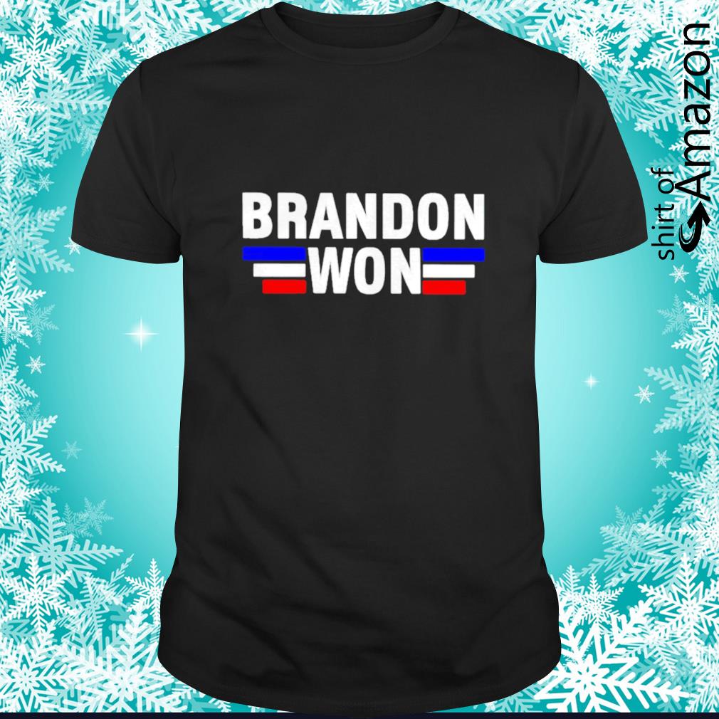 Original brandon won president t-shirt