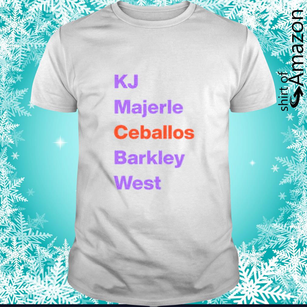 Original Cedric Ceballos Kj Majerle Ceballos Barkley West shirt
