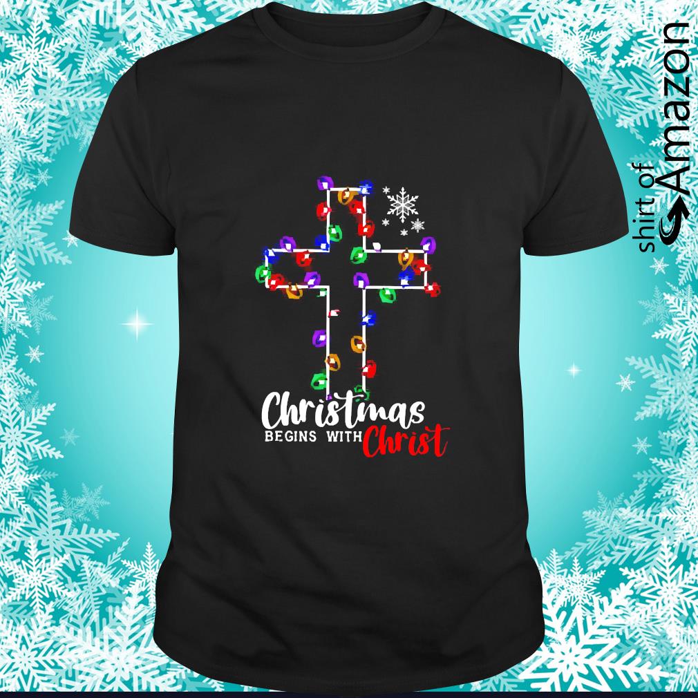 Original christimas begins with Christ Xmas 2021 shirt