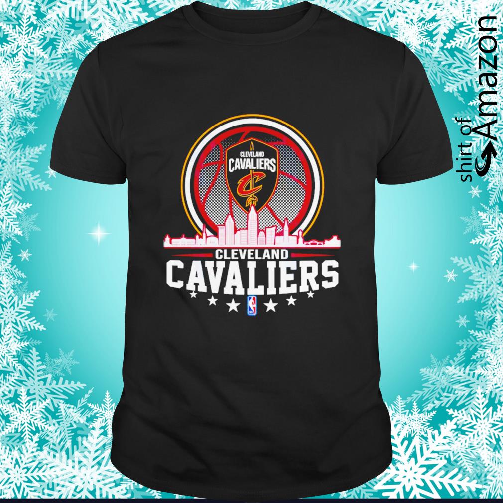 Original Cleveland Cavaliers NBA City Skyline t-shirt