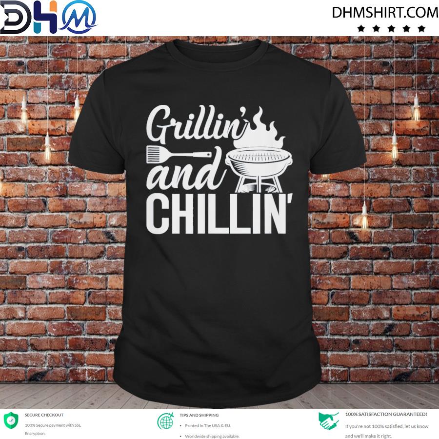 Original grilling and chilling vintage barbecue grilling shirt