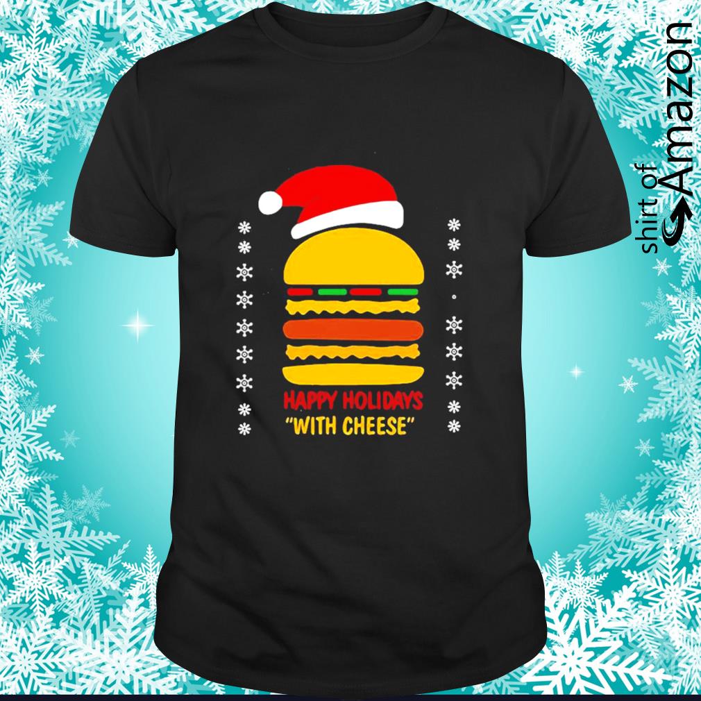 Original Samuel Jackson Happy Holidays with cheese Christmas t-shirt