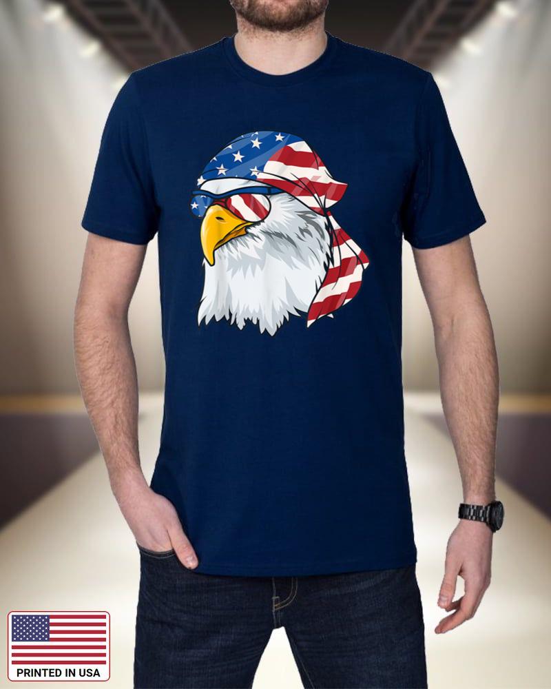 Patriotic Bald Eagle Shirt Men 4th Of July American Flag USA_1 NZQK1