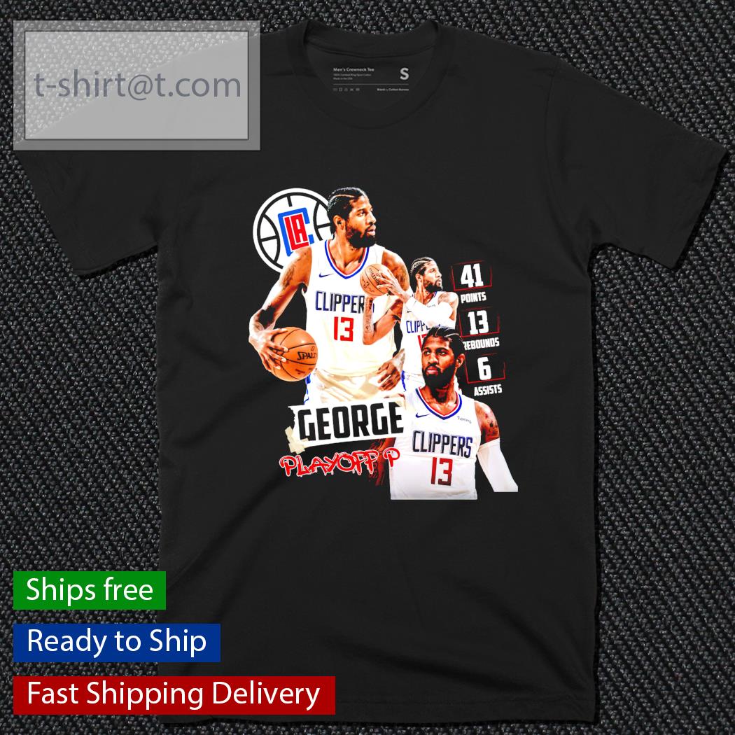 Paul George Los Angeles Clippers playoff shirt