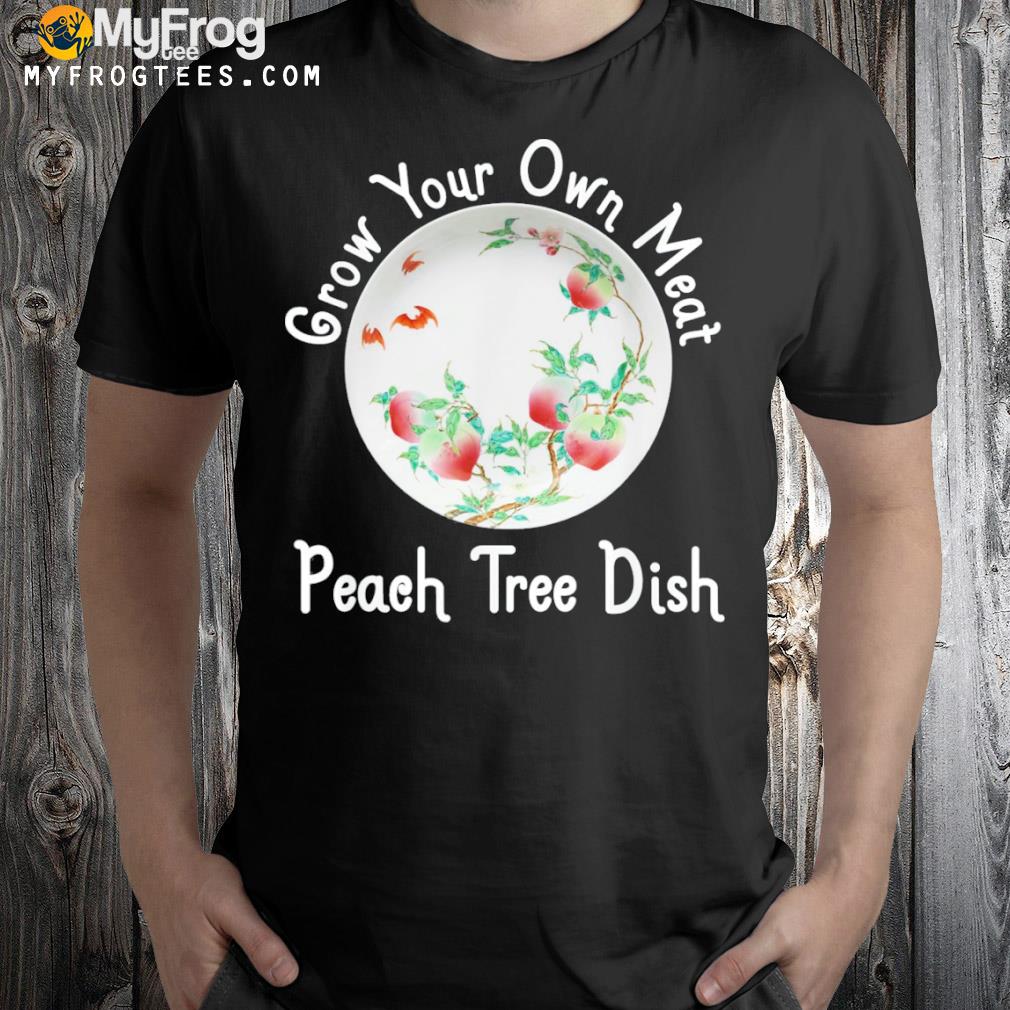 Peach tree dish shirt