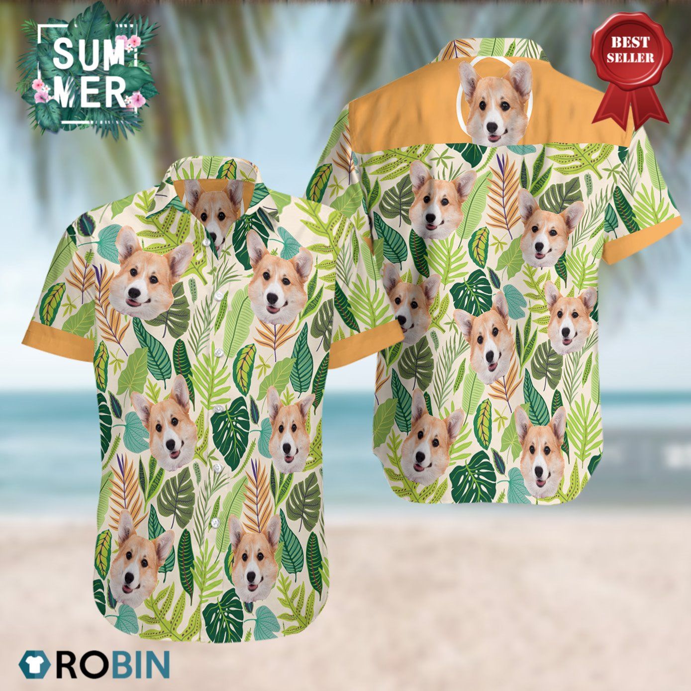 Pembroke Welsh Corgis Summer Hawaiian Shirt Hawaii Shirt
