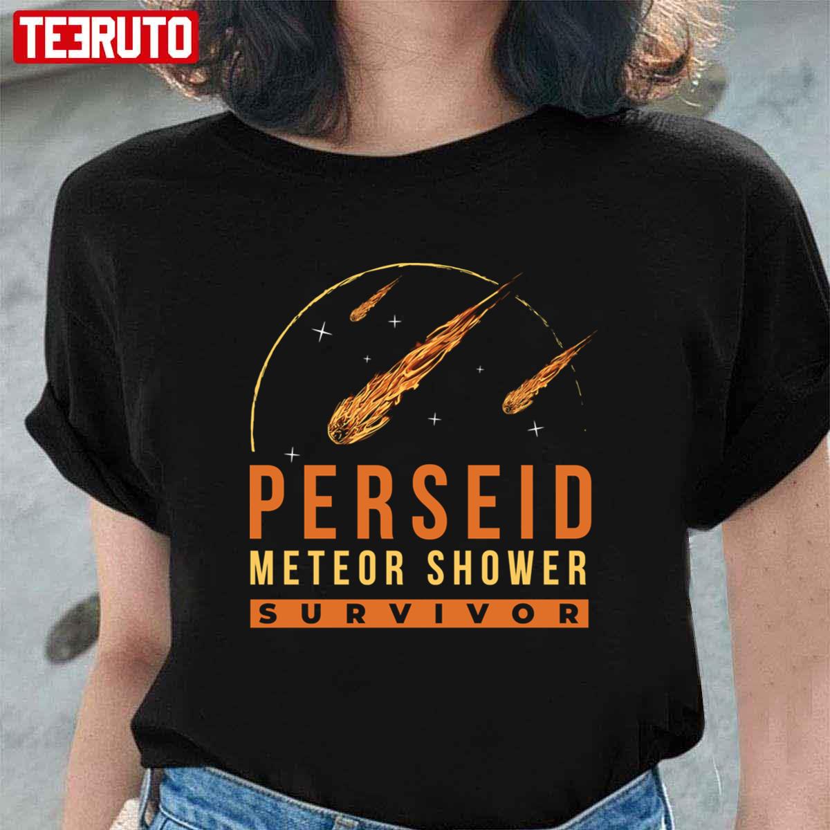Perseid Meteor Shower Survivor Unisex T-Shirt