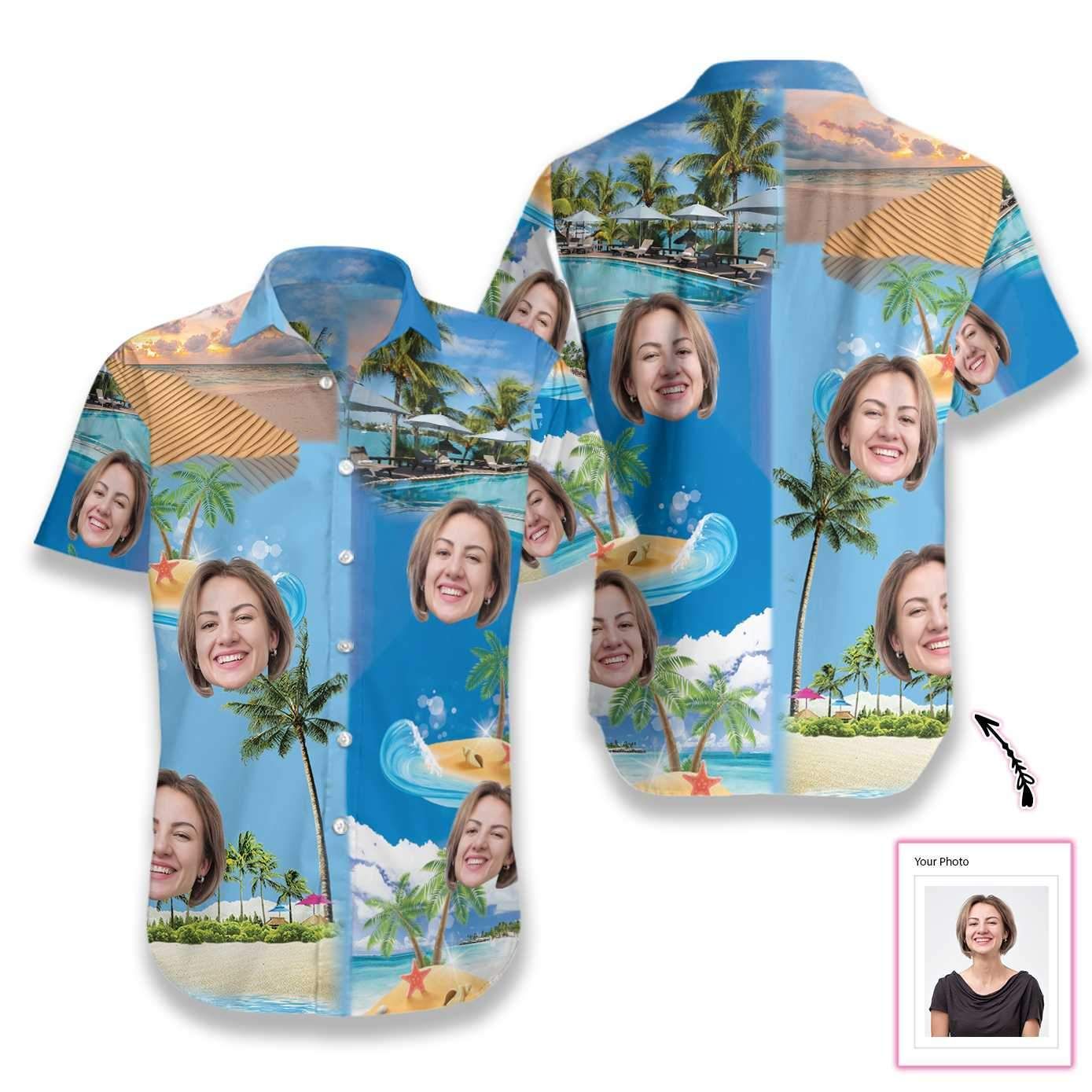 Personalized Funny Custom Face Hawaiian Aloha Shirts
