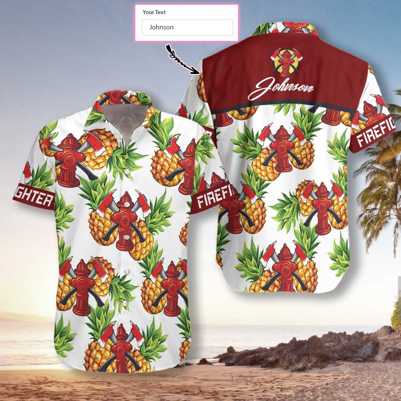 Big and Tall Hawaiian Vacation Aloha Shirt 