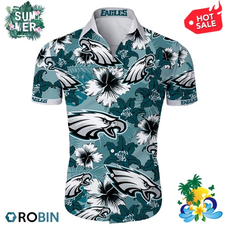 Philadelphia Eagles All Over Print Aloha Shirt Hawaii Shirt