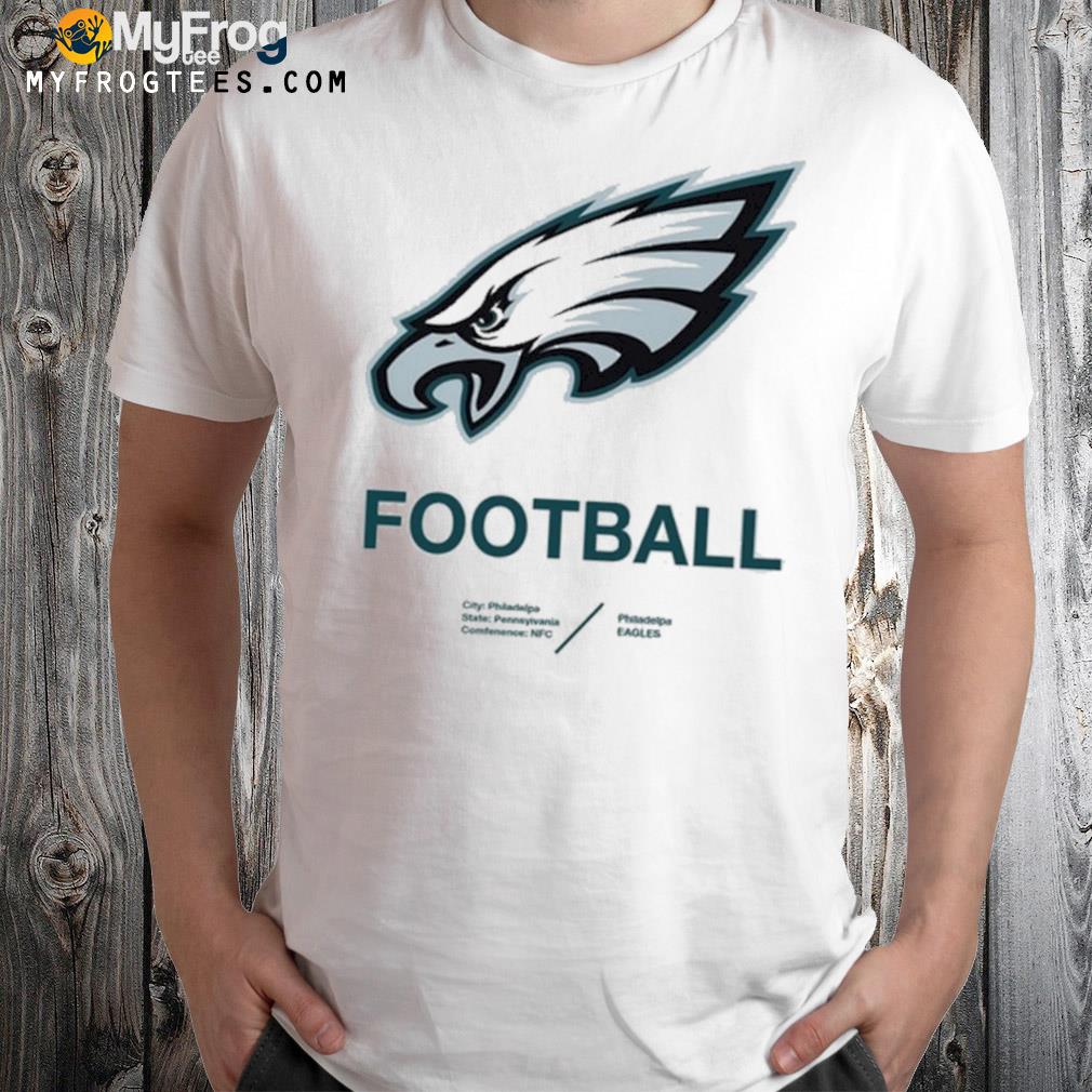 Philadelphia eagles infographic NFL shirt