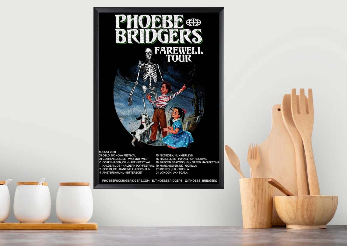 Phoebe Bridgers Farewell Tour Classic Poster No Framed