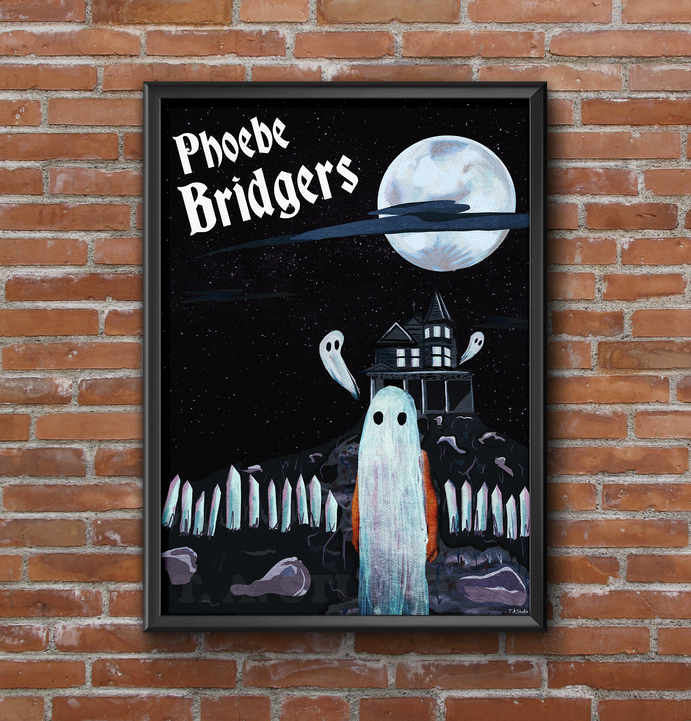 Phoebe Bridgers Haunted House No Framed Poster