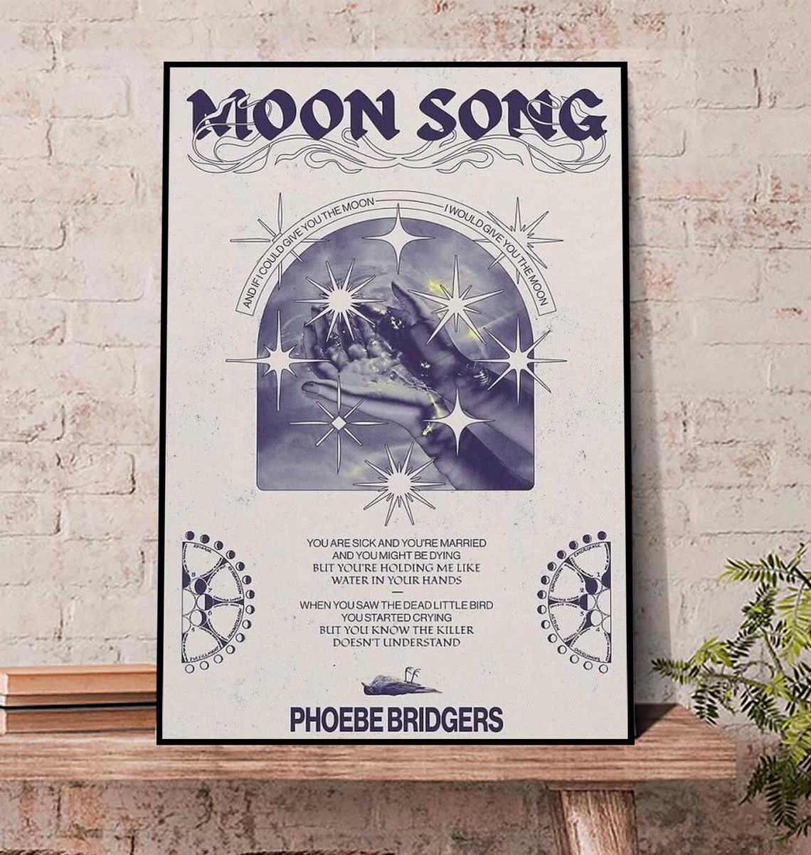 Phoebe Bridgers Moon Song Poster, Phoebe Bridgers On Tour 2022 Poster, Phoebe Bridgers Reunion Tour 2022 Poster, For Fan 