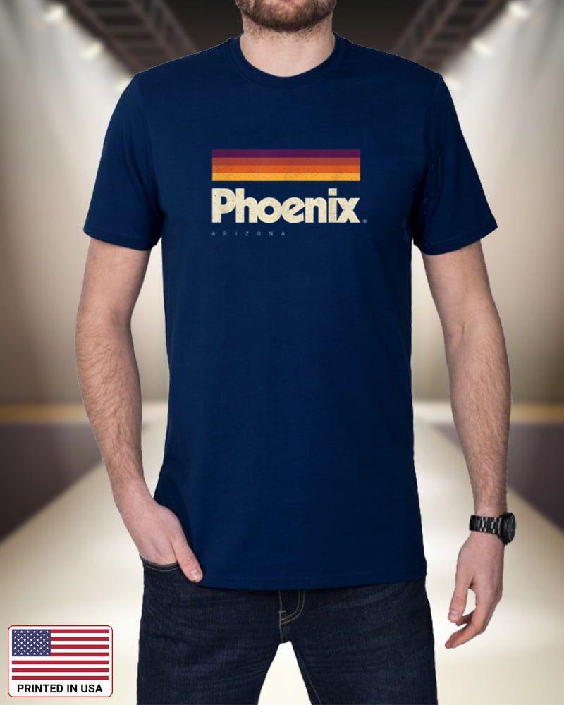 Phoenix AZ Arizona USA City Stripes Retro Orange Phoenix Oz7h2
