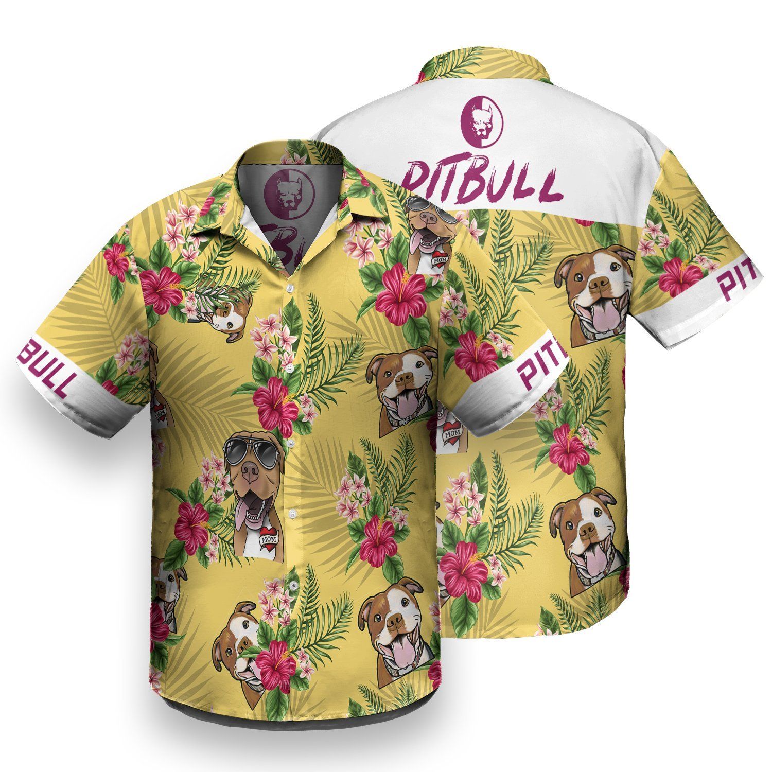 Pitbull Hawaiian Shirt Ez15 1708 Hawaiian Shirt