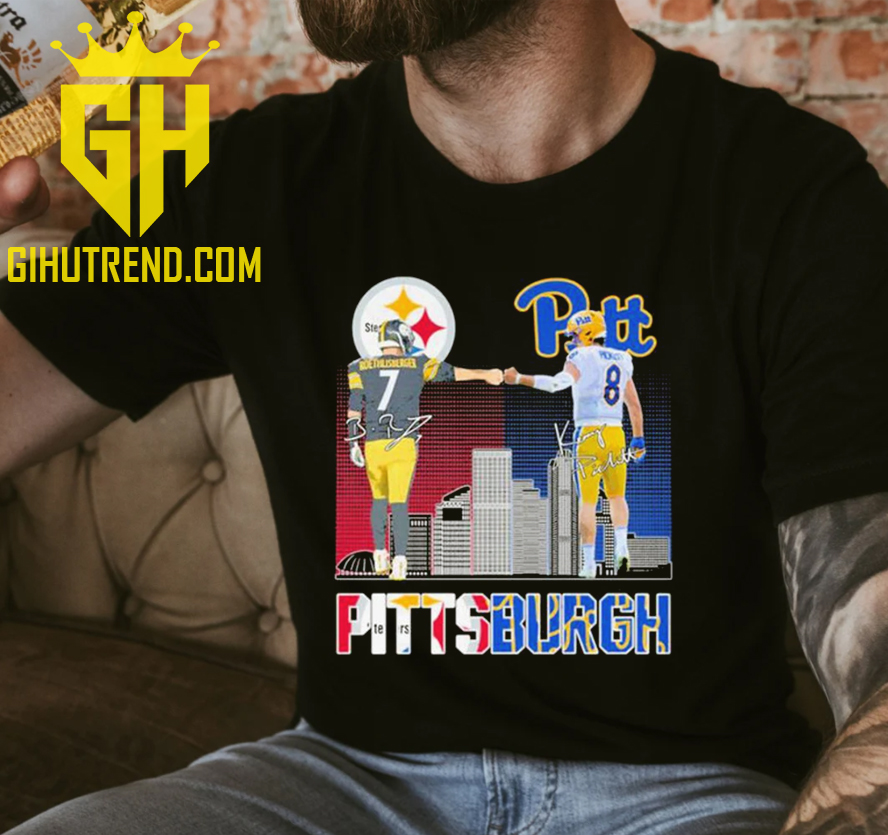 Pittsburgh Sports Ben Roethlisberger Vs Kenny Pickett Signatures Unisex T-Shirt