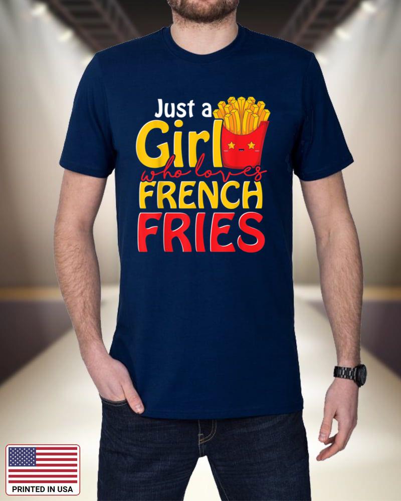 Potato Fast Food Women Just A Girl Who Loves French Fries_1 ML659