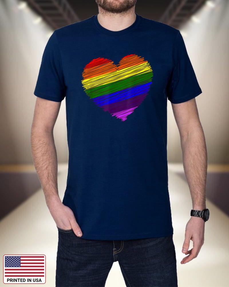 Pride Flag, I love LGBT, Rainbow Colored Heart sXEZZ