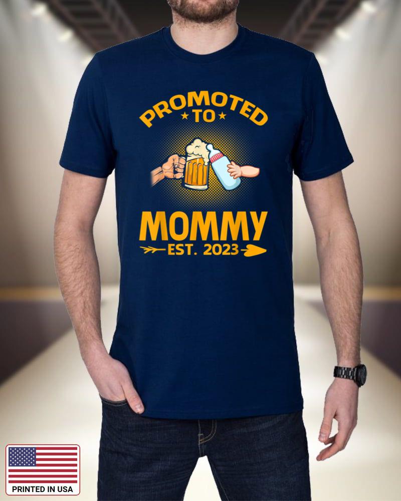 Promoted To Mommy Est 2023 Beer Vintage Arrow oMaKh