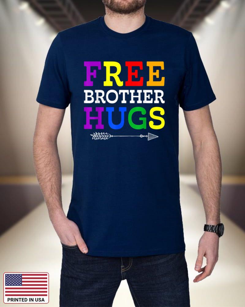 Proud brother LGBTQ Free brother Hugs Rainbow LGBT Pride ltMui