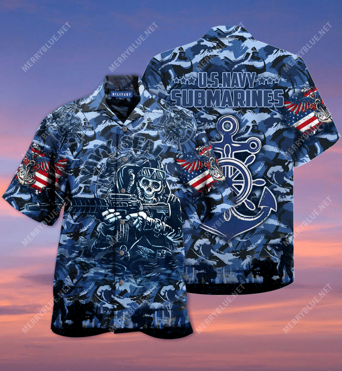 Proud Navy Soldiers Hawaiian Shirt