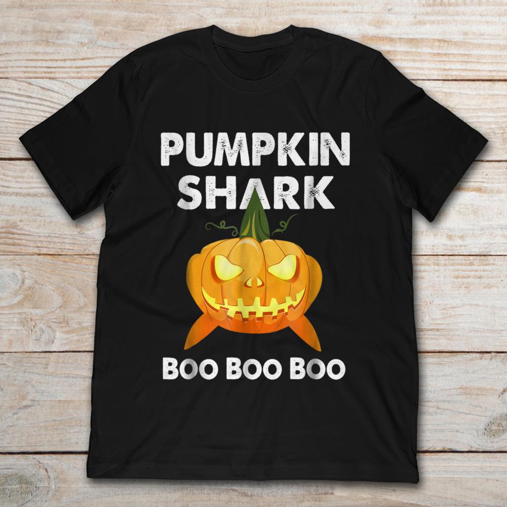 Pumpkin Shark Boo Boo Boo Funny Halloween