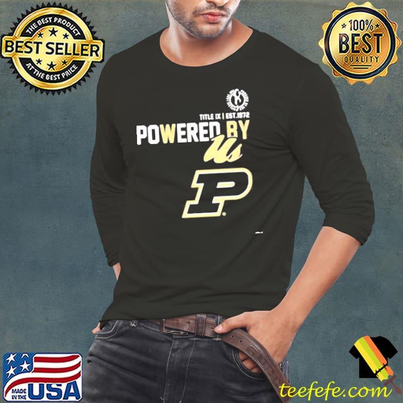 Purdue boilermakers powered by est 1972 shirt