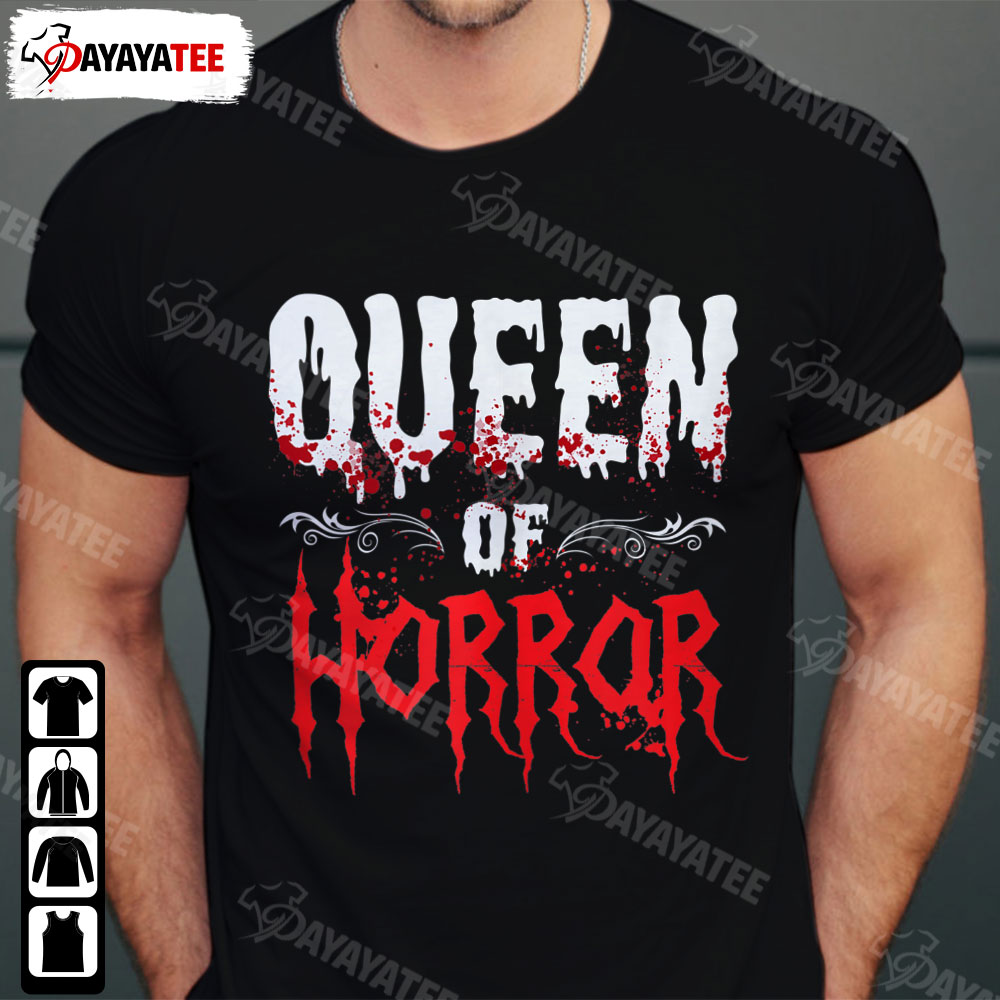 Queen Of Horror Halloween Horror Shirt