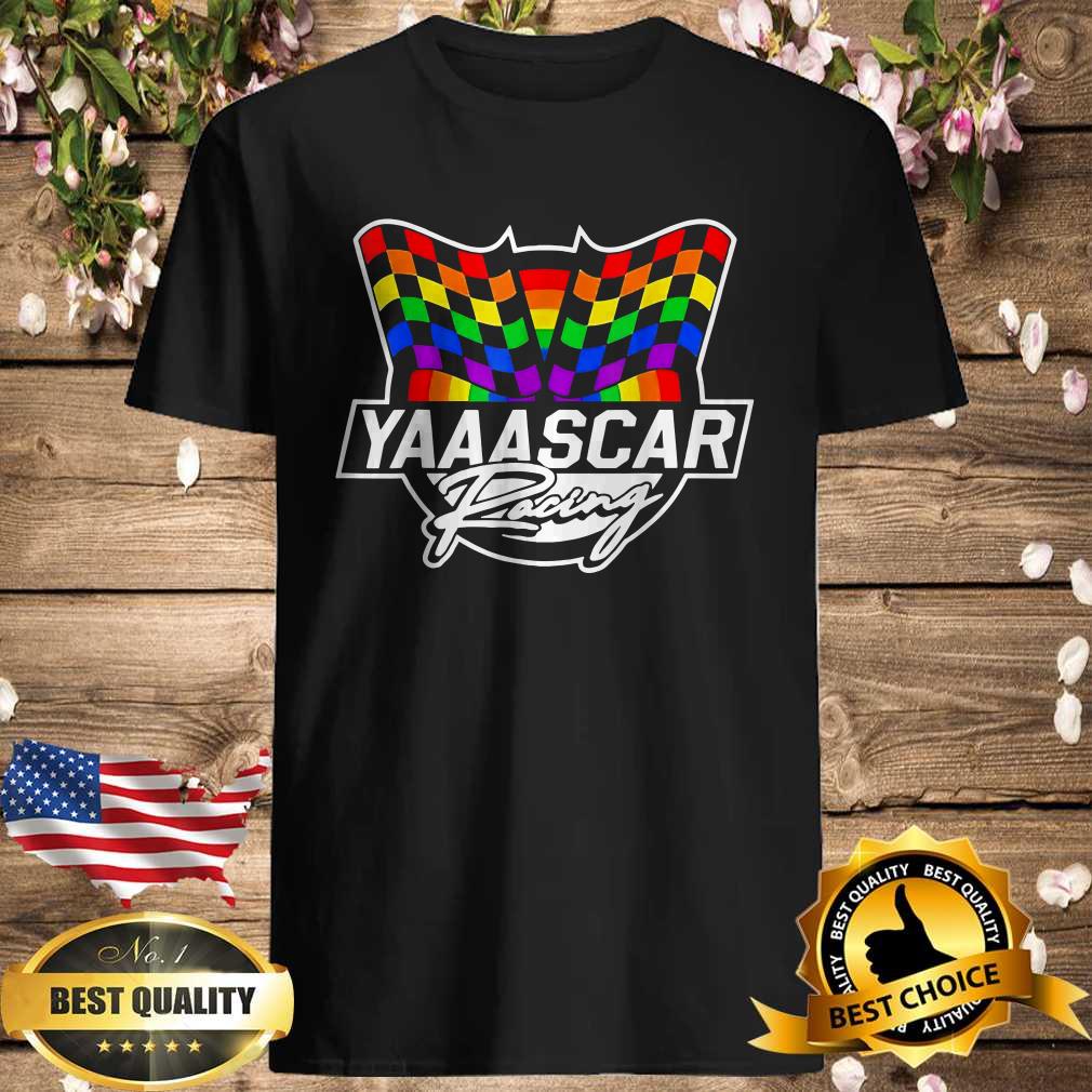 Racing Car Yaaascar LGBT T-Shirt