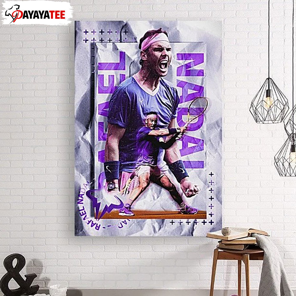 Rafael Nadal Poster Tennis Canvas