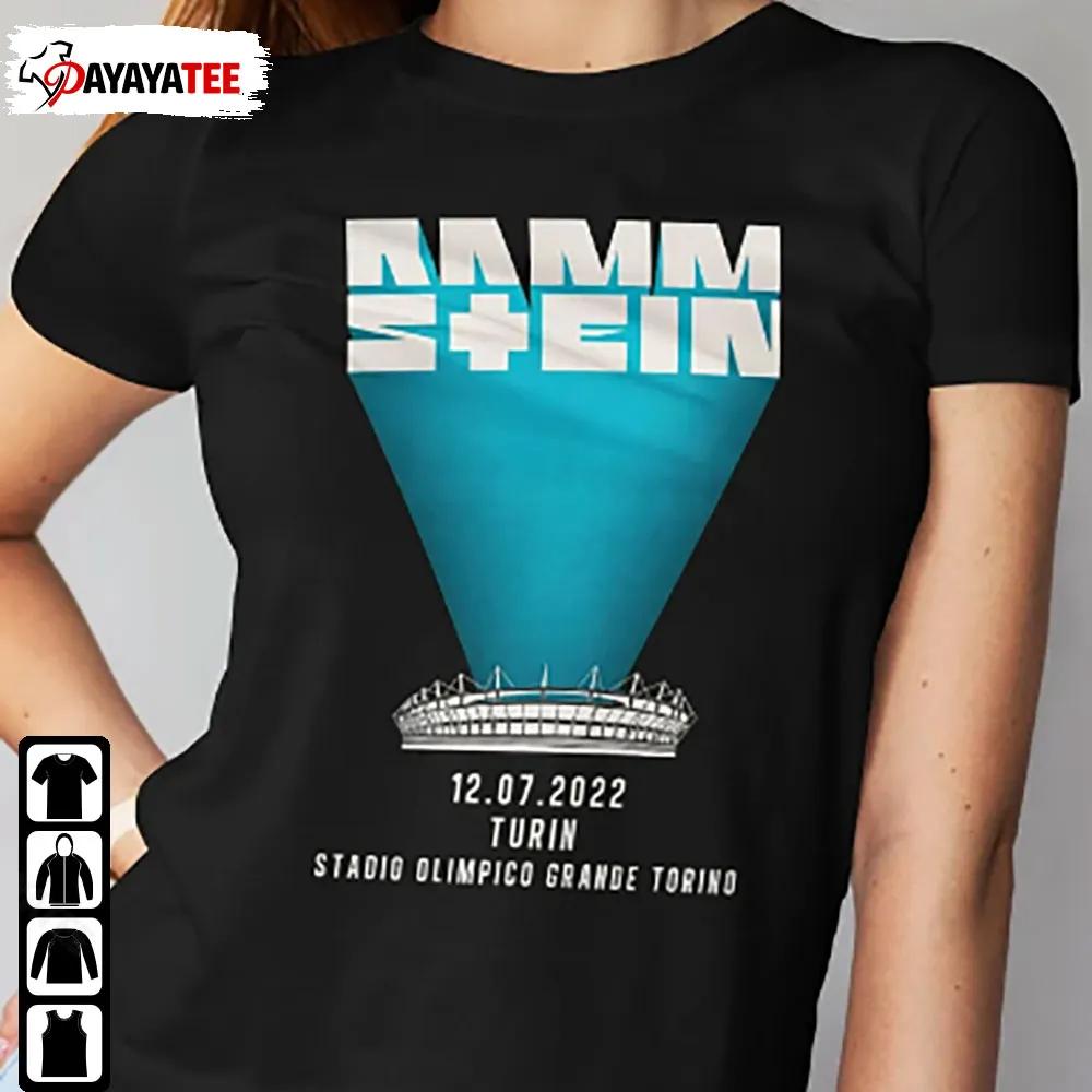 Rammstein Turin Stadio Olympico Grande Torino 2022 Tour Shirt