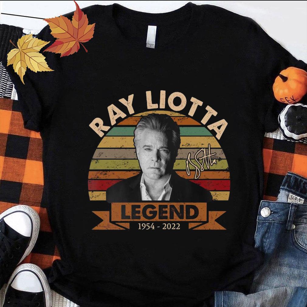 Ray Liotta Legend 1954 2022 Signed Vintage shirt