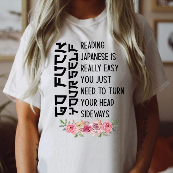 Reading Japanese is really easy you just need to turn your head sideways – Roses