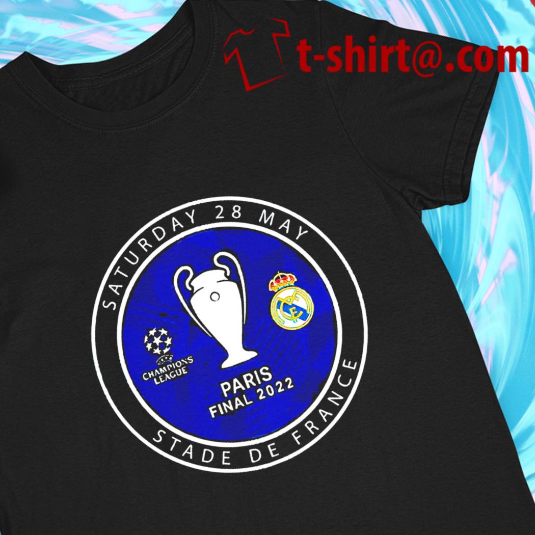 Real Madrid Paris Finally 2022 logo T-shirt